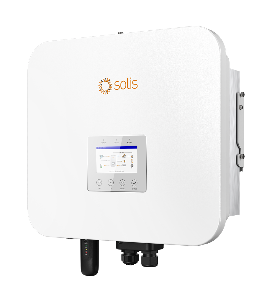 Solis - 8kVA 3x400V+N Hybride (sans MPPT, avec écran, batterie HT) - S6-EA3P8KAA-NV-YD-H-PRO