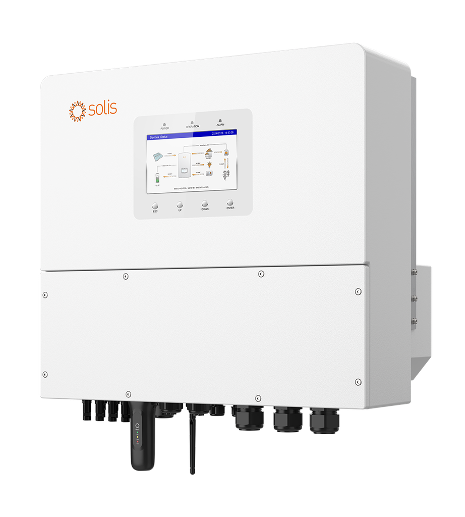 Solis - 20kVA 3x400V+N Hybride (4 MPPT, batterie HT) - S6-EH3P20K-H